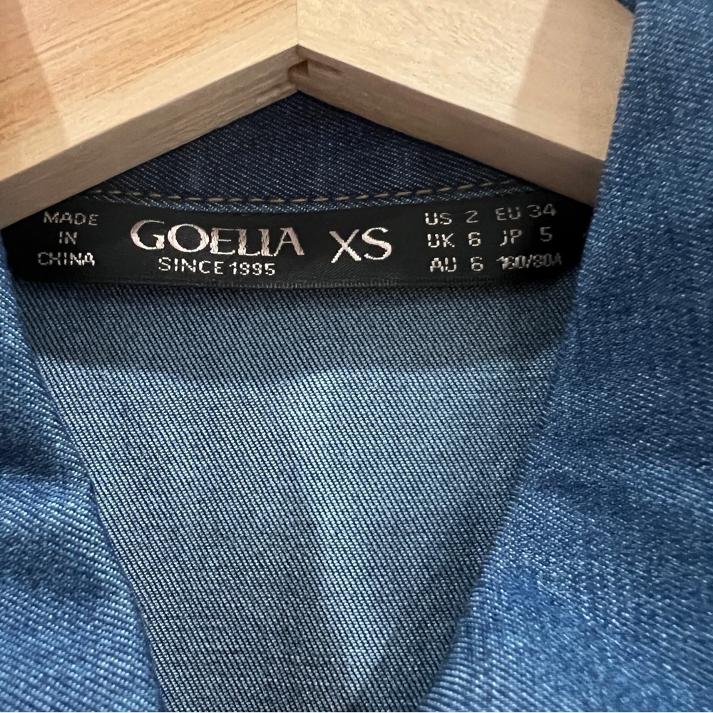 Goelia denim dress w belt - Picture 14 of 16